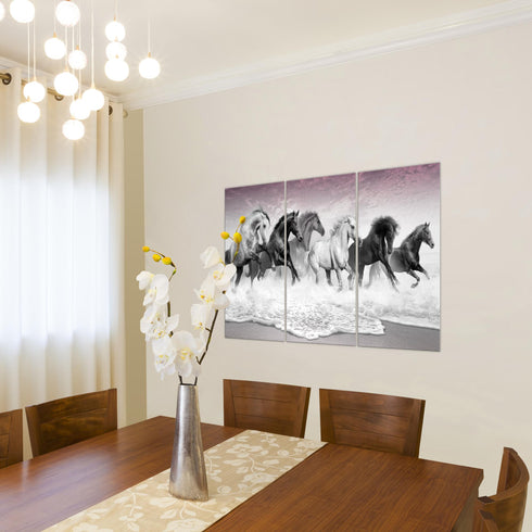 Wandbilder Wohnzimmer XXL Pferde Moderne Bilder Tiere